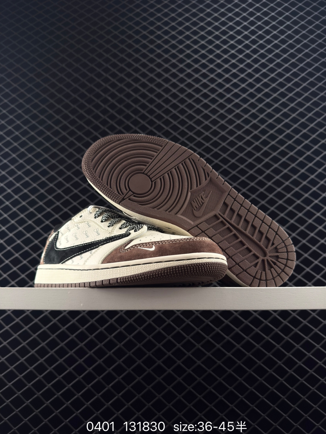 Travis Scott x Air Jordan 1 ” Reverse Mocha “